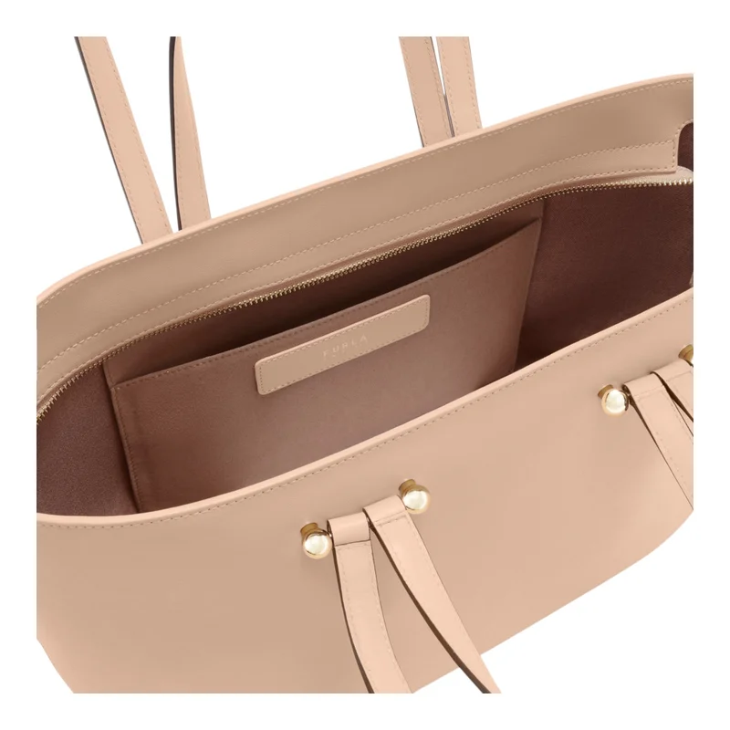 Furla Pink Duetto Tote L for Women | Best Price UAE